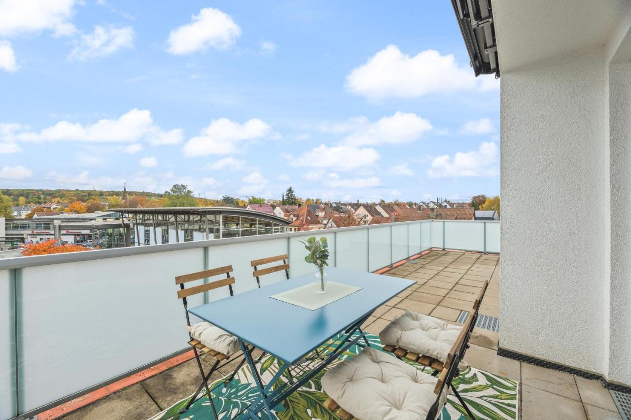 ליינפלדן-אכטרדינגן Design-Apartment - Kueche - Dachterrasse - Zentral מראה חיצוני תמונה